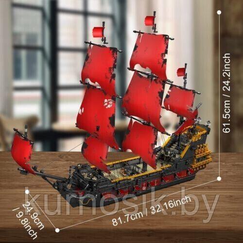 Конструктор 13109 Mould King Пиратский корабль «Месть Королевы Анны», 3139 деталей - фото 4 - id-p219247582