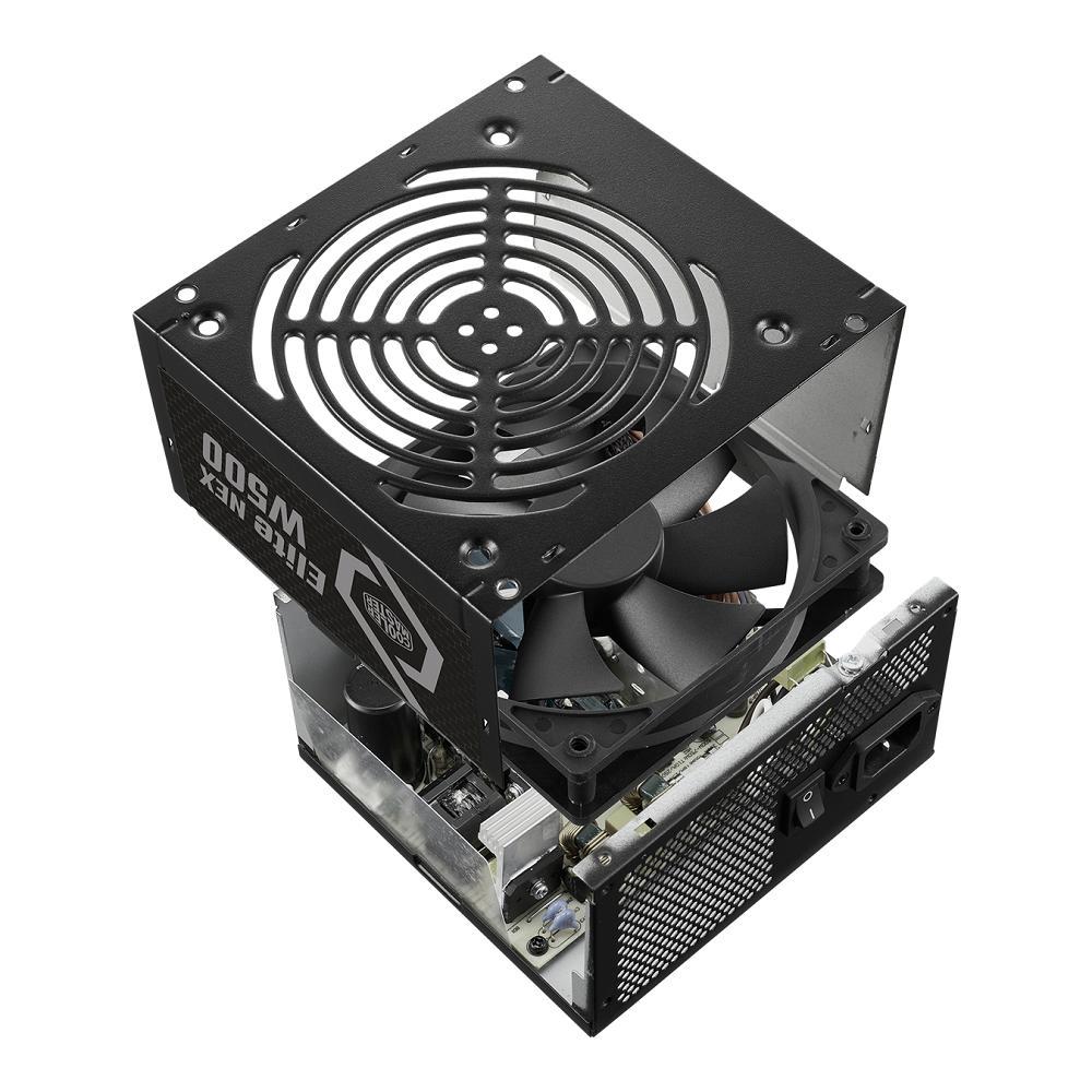 Блок питания 500 Ватт MPW-5001-ACBN-BEU Power Supply Cooler Master Elite NEX N500, 500W, ATX, 120mm, 5xSATA, - фото 1 - id-p218190236