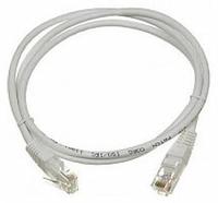 Патч-корд Lanmaster TWT-45-45-1.0-GY UTP вилка RJ-45-вилка RJ-45 кат.5е 1м серый ПВХ (уп.:1шт)