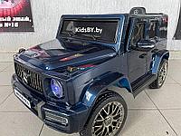 Детский электромобиль RiverToys Mercedes-AMG G63 4WD G333GG (синий глянец) Полноприводный