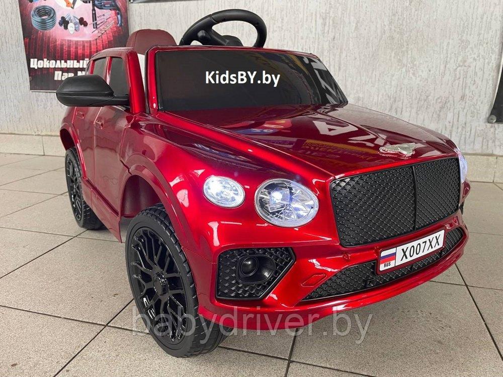 Детский электромобиль RiverToys X007XX (красный глянец) Bentley