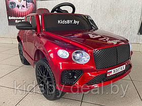 Детский электромобиль RiverToys X007XX (красный глянец) Bentley