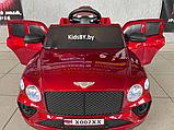 Детский электромобиль RiverToys X007XX (красный глянец) Bentley, фото 2