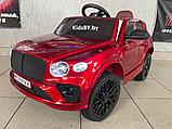 Детский электромобиль RiverToys X007XX (красный глянец) Bentley, фото 6