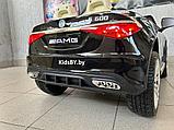 Детский электромобиль RiverToys М333БХ (черный глянец) Mercedes Лицензия Полный привод, фото 5
