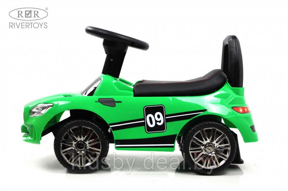 Детский толокар RiverToys L001LL-A (зеленый) Mercedes - фото 2 - id-p219247613