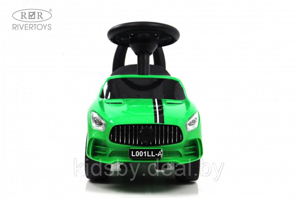 Детский толокар RiverToys L001LL-A (зеленый) Mercedes - фото 5 - id-p219247613