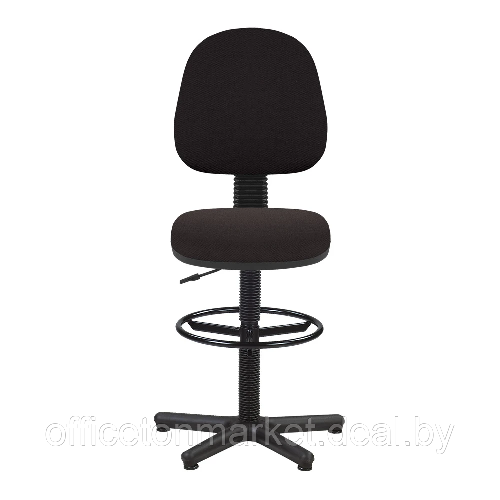 Кресло для персонала "Regal GTS Ring Base STOPKI C-38", ткань, пластик, серый - фото 2 - id-p219245527
