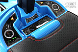 Детский толокар RiverToys L003LL-A (синий) Mercedes с ручкой управления, фото 3