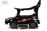 Детский толокар RiverToys L003LL-A (черный) Mercedes с ручкой управления, фото 4