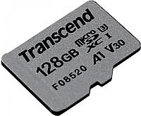 Карта памяти Transcend TS128GUSD300S-A microSDXC 128Gb UHS-I U3 V30 + microSD-- SD Adapter