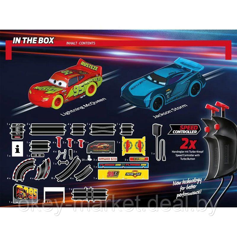 Автотрек Carrera GO! 62559 Disney Cars Glow Racers 6.2 метра - фото 6 - id-p219247945
