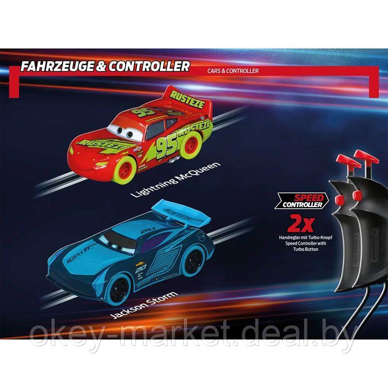 Автотрек Carrera GO! 62559 Disney Cars Glow Racers 6.2 метра - фото 9 - id-p219247945