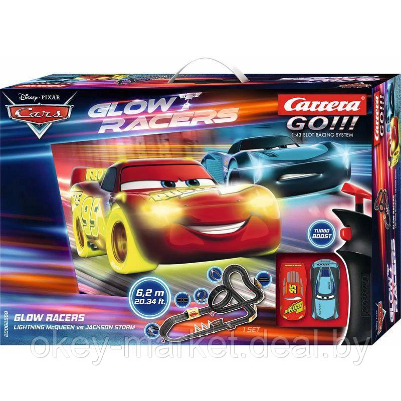 Автотрек Carrera GO! 62559 Disney Cars Glow Racers 6.2 метра - фото 10 - id-p219247945