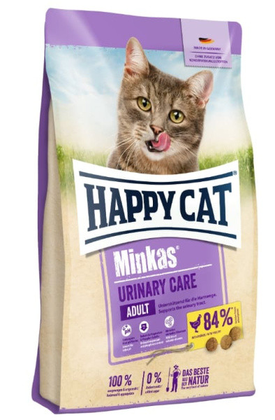 Сухой корм для кошек Happy Cat Minkas Urinary Care (птица) 1.5 кг - фото 1 - id-p205922054