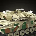 Конструктор 20020 Mould King Танк LEOPARD 2 на радиоуправлении, 1091 деталь, фото 4