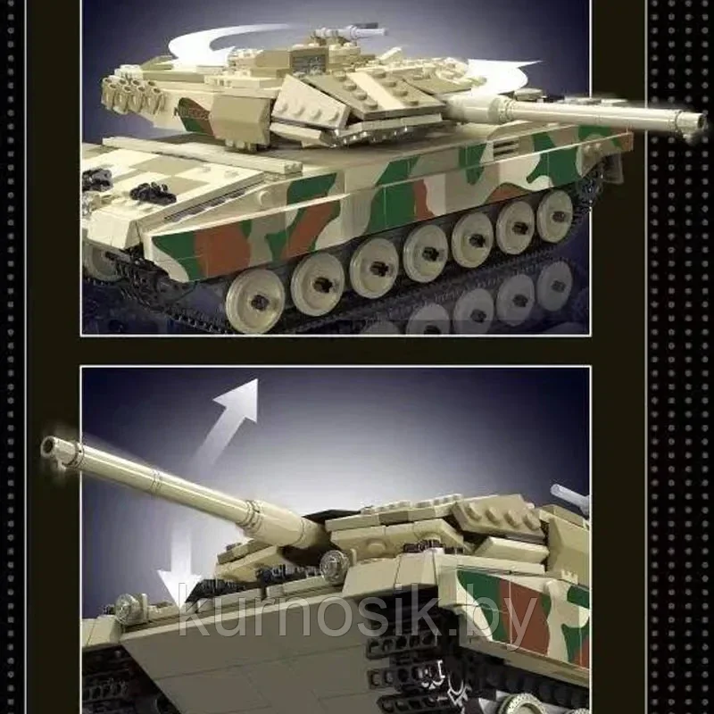 Конструктор 20020 Mould King Танк LEOPARD 2 на радиоуправлении, 1091 деталь - фото 5 - id-p219247978