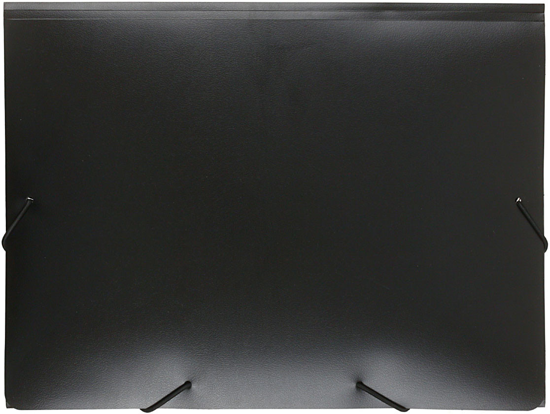Папка пластиковая на резинке Buro толщина пластика 0,5 мм, черная - фото 3 - id-p219247663