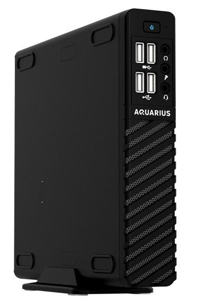 Пк Aquarius Pro USFF P30 K43 R53 Core i5-10400/8Gb DDR4 2666MHz/SSD 256 Gb/No OS/Kb+Mouse/Комплект крепления