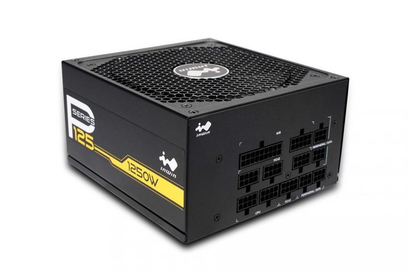 INWIN P125 1250W 80plus Gold, w/modularized PSU cable, full range, 135mm fan Retail box [6188711] - фото 1 - id-p216261993