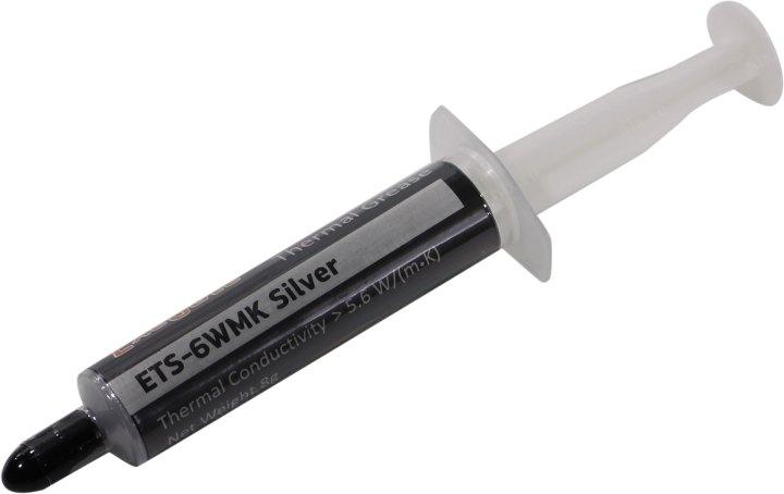 Exegate EX282348RUS Термопаста ETS-6WMK Silver, шприц с лопаткой, 8г - фото 1 - id-p212703302