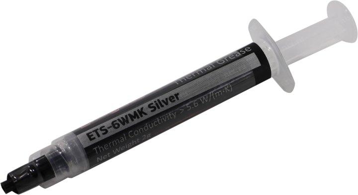 Exegate EX282346RUS Термопаста ETS-6WMK Silver, шприц с лопаткой, 2г - фото 1 - id-p203910368