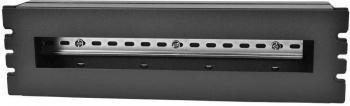 ЦМО 19" панель с DIN-рейкой PS-3U, цвет черный (КП-АВ-9005) - фото 1 - id-p212719461