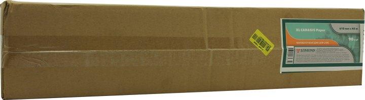 Бумага Lomond для САПР и ГИС 1202011 24"(A1) 610мм-45м/90г/м2/белый матовое для струйной печати втулка:50.8мм