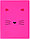 Папка-скоросшиватель пластиковая с пружиной №1School толщина пластика 0,45 мм, Kitty, розовая, фото 3