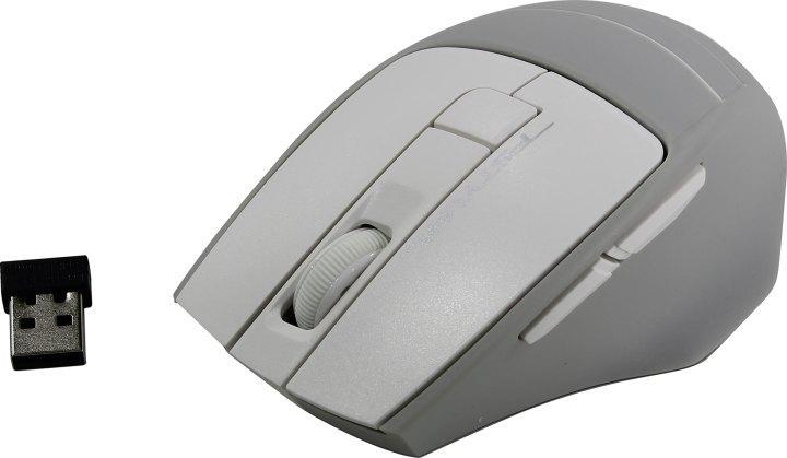 Мышь A4Tech Fstyler FG30 белый/серый оптическая (2000dpi) беспроводная USB (6but), фото 2