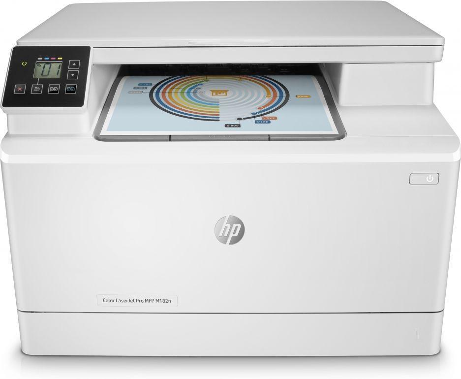 HP Color LaserJet Pro MFP M182n (7KW54A) A4 Net белый - фото 1 - id-p212707451