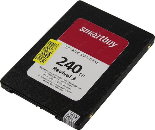 Накопитель SSD 240 Gb SATA 6Gb/s SmartBuy Revival 3 SB240GB-RVVL3-25SAT3 2.5" 3D TLC, фото 2