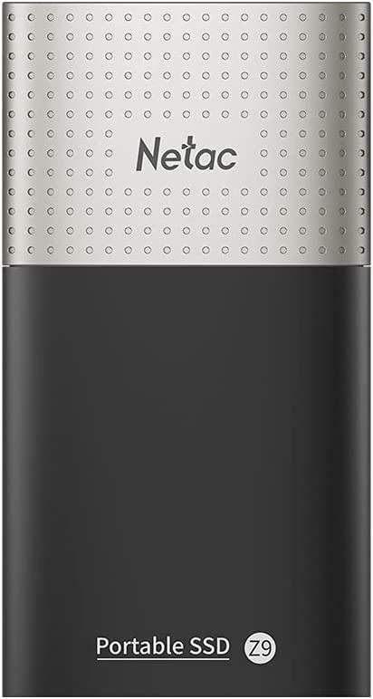 Ssd накопитель Netac Z9 2TB USB 3.2 Gen 2 Type-C External SSD, R/W up to 550MB/480MB/s,with USB-C to USB-A - фото 1 - id-p212727408