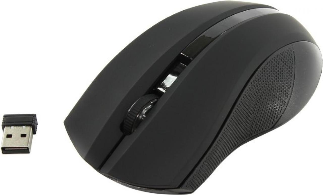 Манипулятор OKLICK Wireless Optical Mouse 615MW Black 1000dpi (RTL)USB 3btn+Roll 412852 - фото 1 - id-p210773715