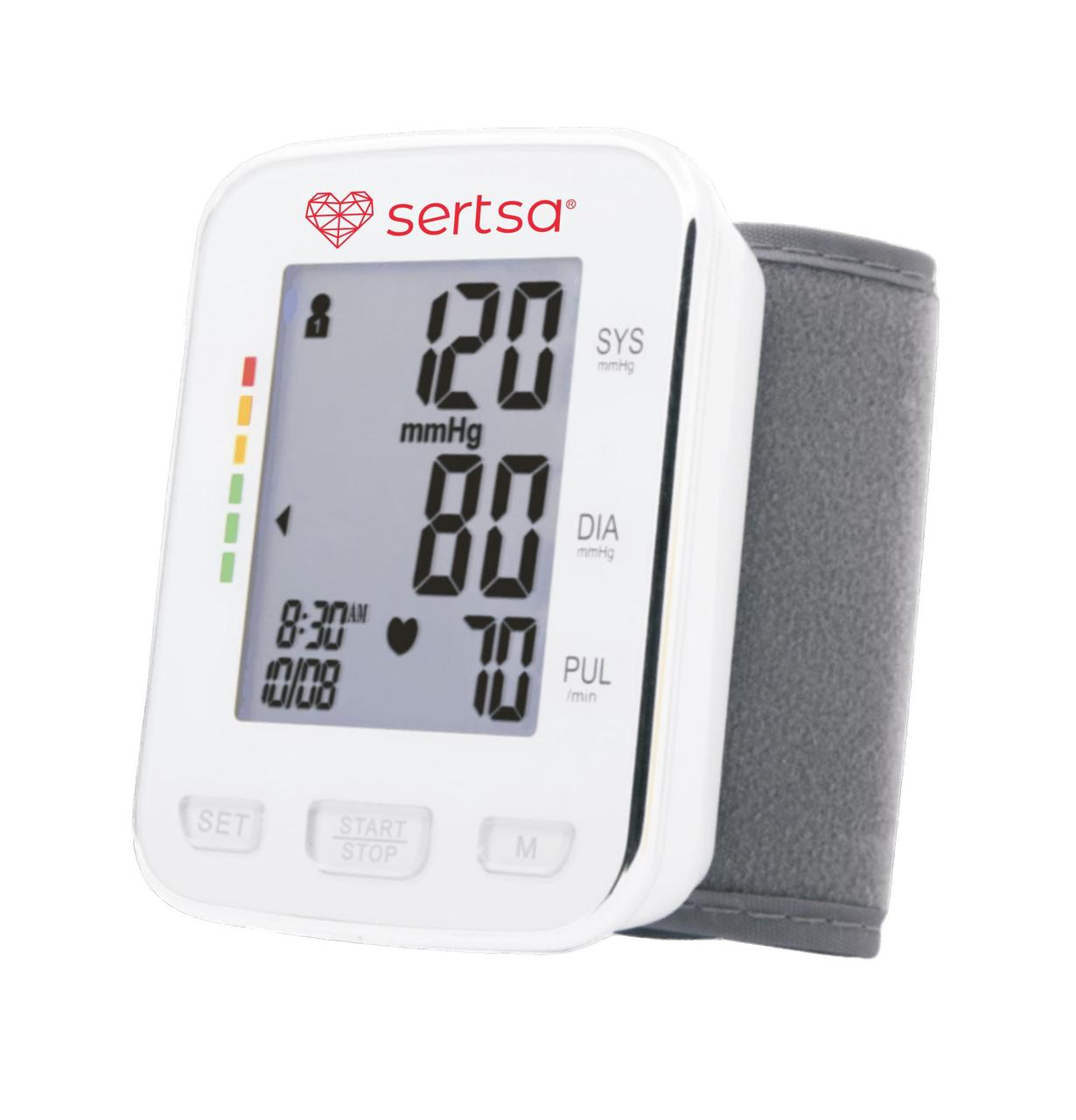 Автоматический тонометр на запястье для измерения артериального давления SERTSA®/СЭРЦА Оптыма (DBP-2242)