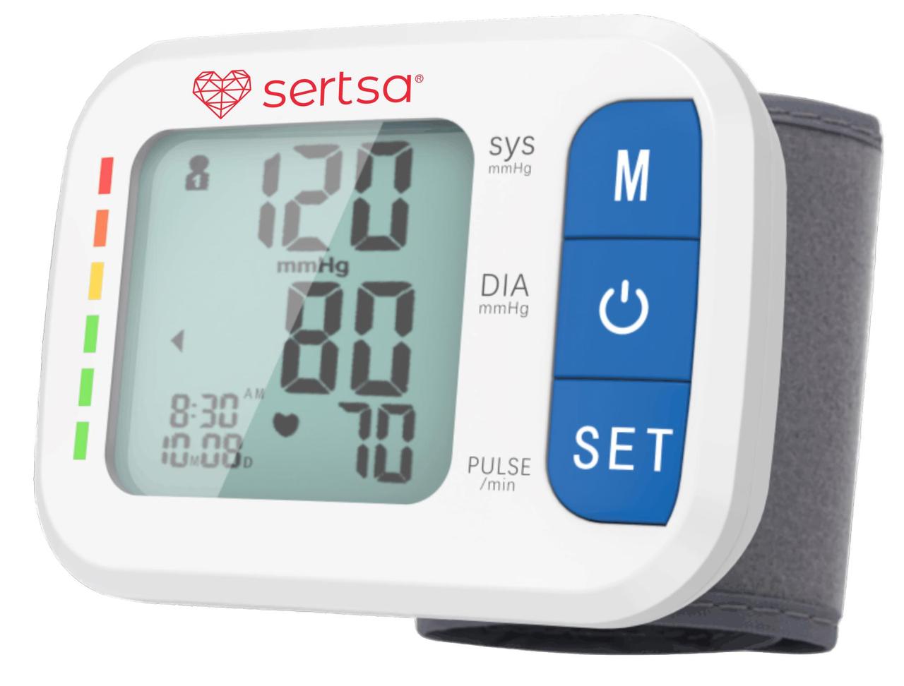 Автоматический тонометр на запястье для измерения артериального давления SERTSA®/СЭРЦА Стандарт (DBP-2261)
