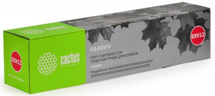 C-EXV12_CACTUS Тонер-картридж CACTUS (CS-EXV12) для МФУ Canon IR3035/3045/3530/3570/4570, черный, 24000 стр. - фото 1 - id-p212717706