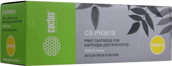 Картридж Cactus CS-PH3610 Black для Xerox 3610/3615 - фото 1 - id-p212698385