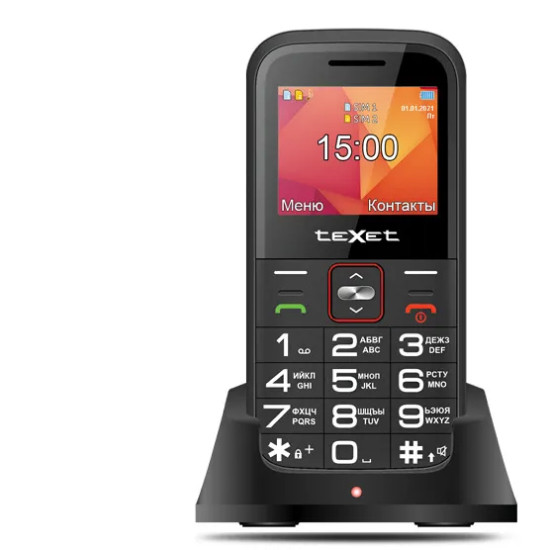 Мобильный телефон TeXet TM-B418 (черный) - фото 1 - id-p193253309