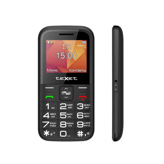 Мобильный телефон TeXet TM-B418 (черный) - фото 2 - id-p193253309