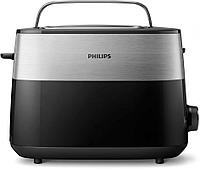 Тостер Philips HD2516 830Вт черный/стальной