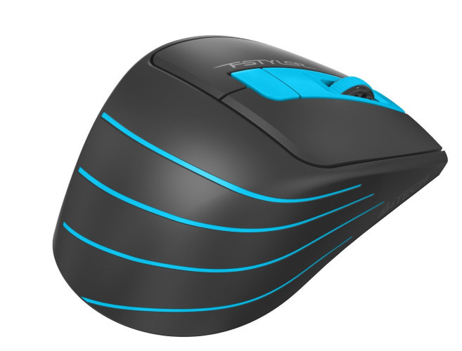 Мышь A4Tech Fstyler FG30S (черный/голубой) - фото 5 - id-p210314934
