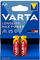 Батарея Varta LongLife Max Power LR6 Alkaline AA (2шт) блистер