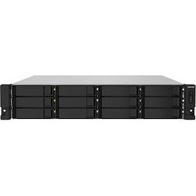 Сетевое хранилище без дисков QNAP. SMB QNAP TS-1232PXU-RP-4G 12-Bay quad-core 64-bit AL324 1.7 GHz rackmount