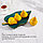 Блюдо для фруктов Доляна «Лист», 35,5×20×5 см, цвет золотой с зелёным, фото 2