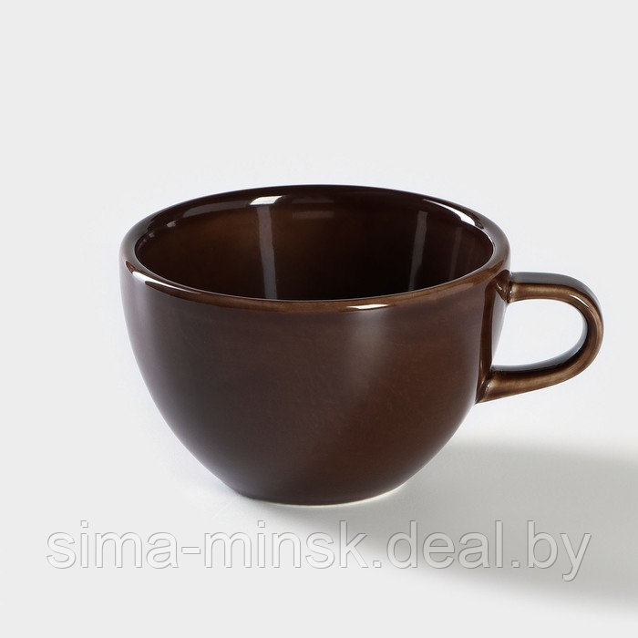 Чашка кофейная 320 мл ф.Профи "Акварель", цвет коричневый - фото 1 - id-p219254182