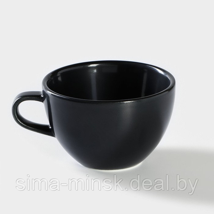 Чашка кофейная 320 мл ф.Профи "Акварель", цвет черный - фото 2 - id-p219254183