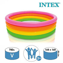 Надувной бассейн Intex Sunset Glow 168х46 (56441)