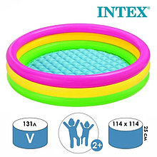 Надувной бассейн Intex Sunset Glow 114х25 (57412)