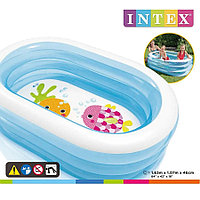 Надувной бассейн Intex Oval Whale Fun 163x107x46 (57482)